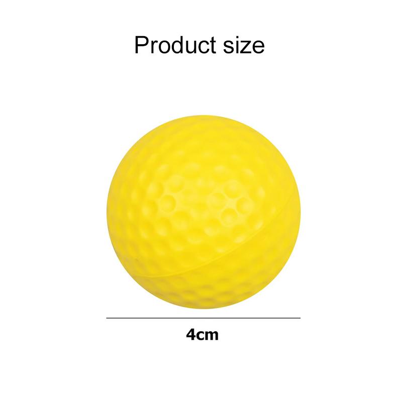 2~10pcs Practice Foam Golf Balls Yellow Indoor Sports Soft Ball Durable Suitable for Beginners Backyard Outdoor Training TMZ