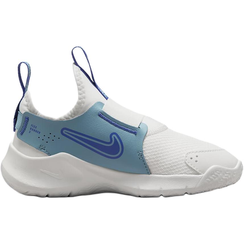Nike Flex Runner 3 Comfortable Versatile Non-Slip Durable Low-Top Kids Running Shoes Kids Sneaker White Green FN1449-103