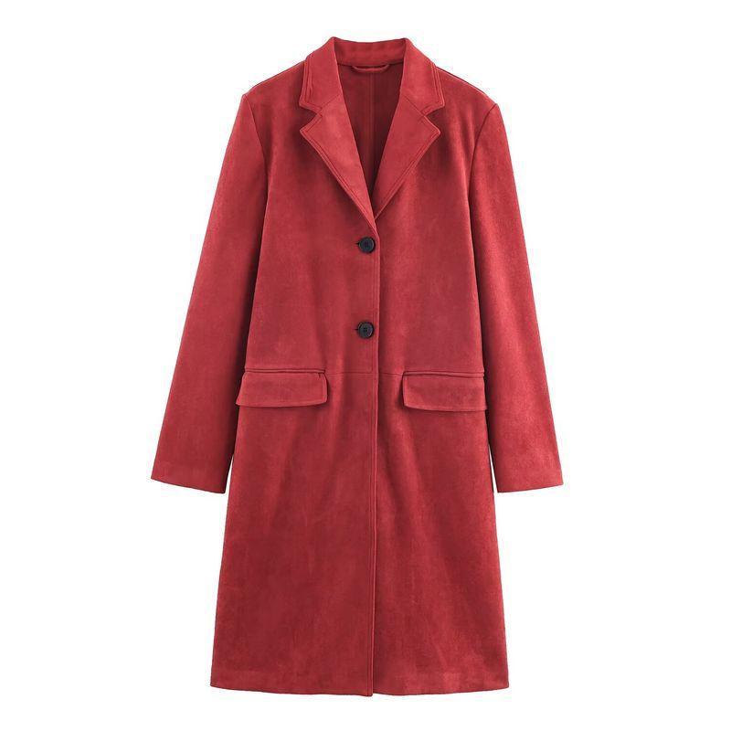 Kaslead New Arrival Women's Clothing Fashion Style Fashion Basic Suede Effect Outwear 4344626 641