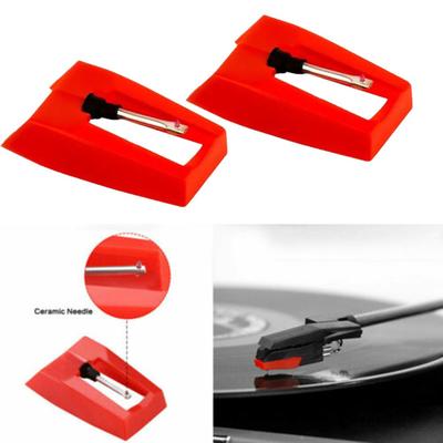 Yousheng Agulhas de toca-discos Substituição Agulhas de toca-discos Stylus Portátil Amplamente compatível Fácil de usar Agulhas de toca-discos
