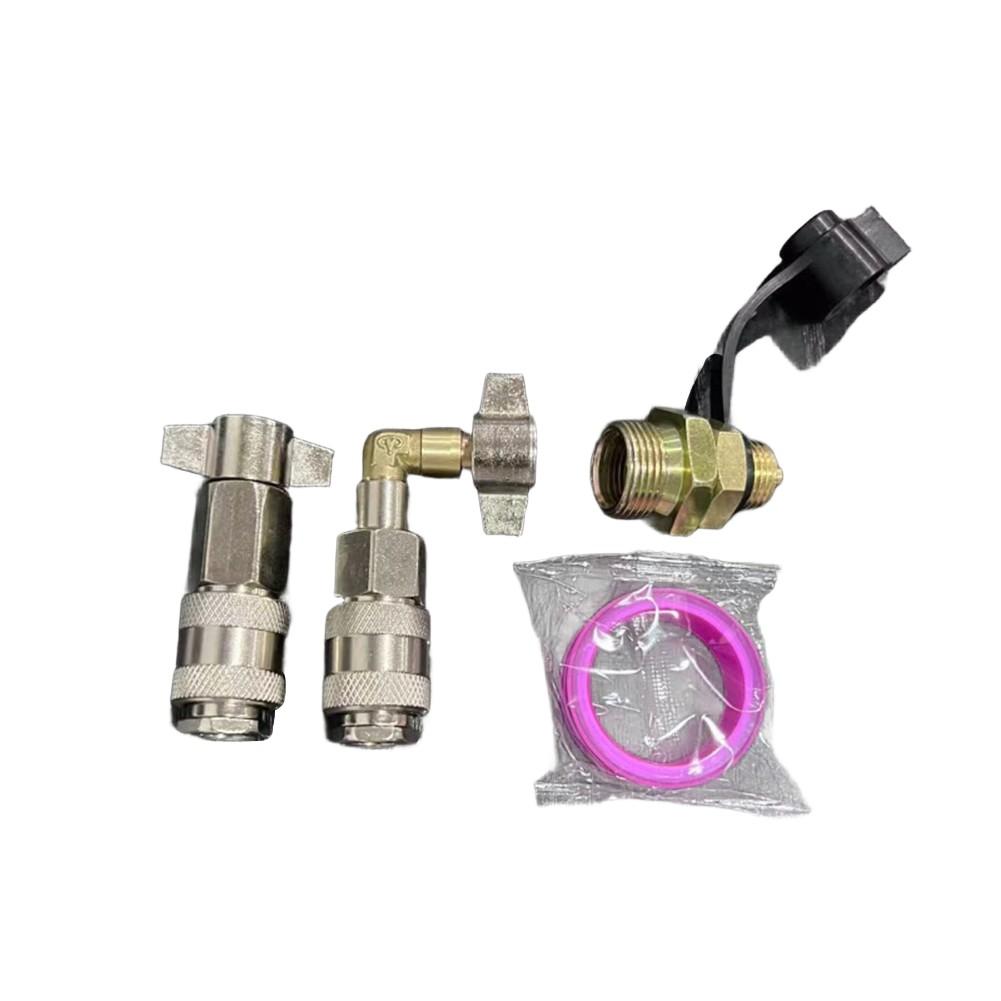 

Set of Intake Joints with Carbon Steel Air Pipes for Truck Gas Storage Compatible with Air Intake Valves and Pneumatic Equipment