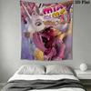 Custom Name Mia and Me Wall Tapestry Aesthetic Wall Hanging Printed Fabric Blanket Decorative Tapestries for Bedroom Living Room Home Decor