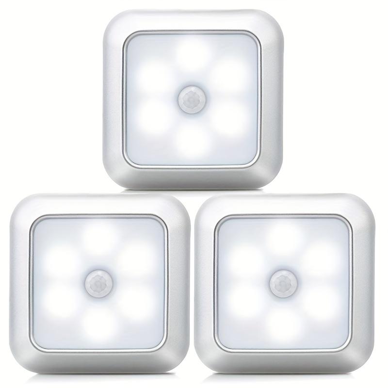 1pc LED Motion Sensor Night Light LED Wall Lamp Closet Cabinet Stair Wireless for Ladder Bedroom Corridor Staircase Indoor Decoration