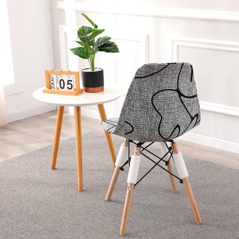 Coprisedile Sedia a Conchiglia Spandex Stampato Coprisedili Sedia Senza Braccioli Cucina Sala da Pranzo Banchetto Matrimoniale Copertura per Sedie Zebra