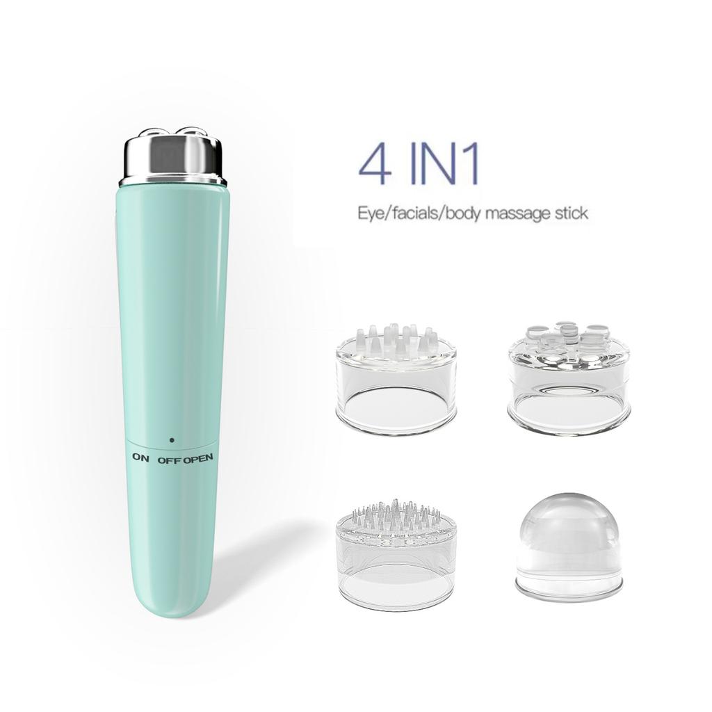 New Mini Eye Massager Electric Vibration Beauty Instrument Magnetic Portable V Face Massage Stick