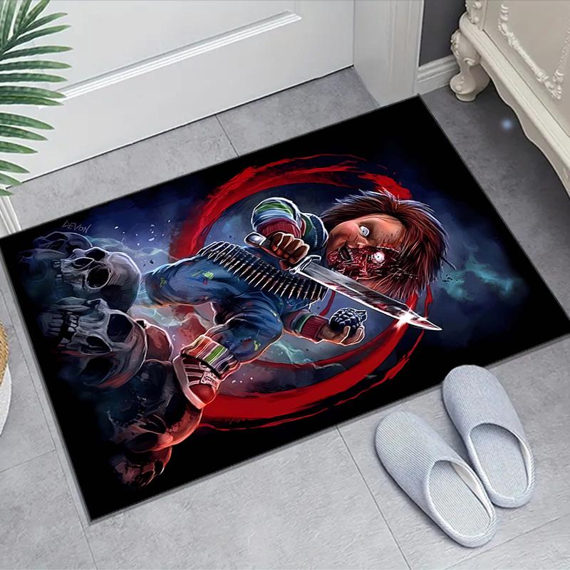 1pc Chucky2 Design Area Rug - Non-Slip, Soft & Cozy Floor Mat for Living Room, Bedroom, Office - Indoor/Outdoor Decorative Carpet