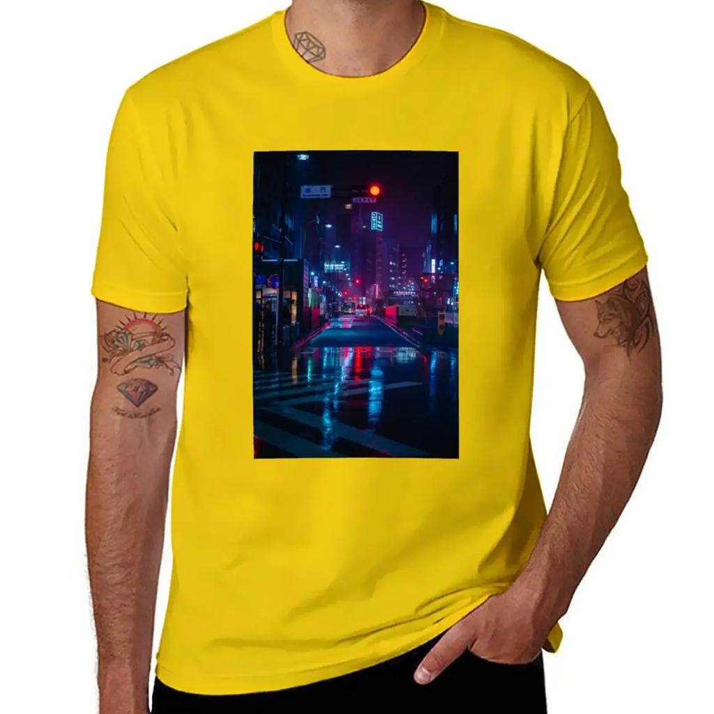Tokyo - A Neon Wonderland T-Shirt cute tops vintage clothes mens t shirts