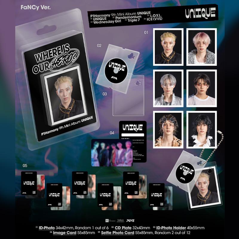 [PRE ORDER] P1Harmony – 9th Mini Album UNIQUE FaNCy Ver.