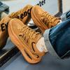 Tênis Esportivos Masculinos Casual Estilo de Rua Plataforma Tênis Estudantes Tamanho Grande Preto Tênis de Skate Aumento de Altura