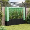 VidaXL Raised Planter with Rattan Look Cover 160x40x153 Cm, Garden Raised Planter, Raised Flower Bed, 4015817