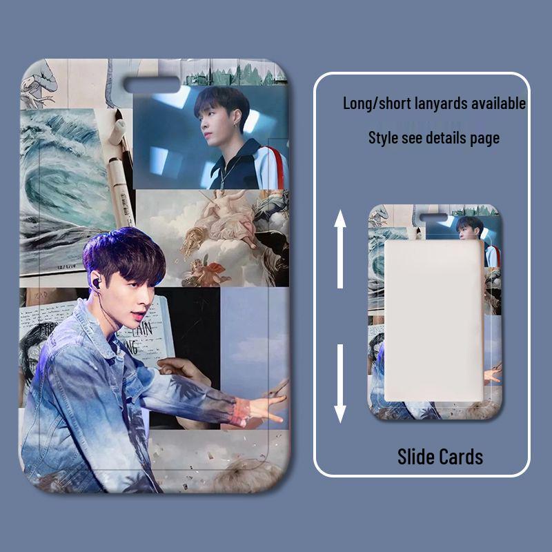 Zhang Yixing Plastic Sliding Cover ID and Access Card Holder for Students and Professionals