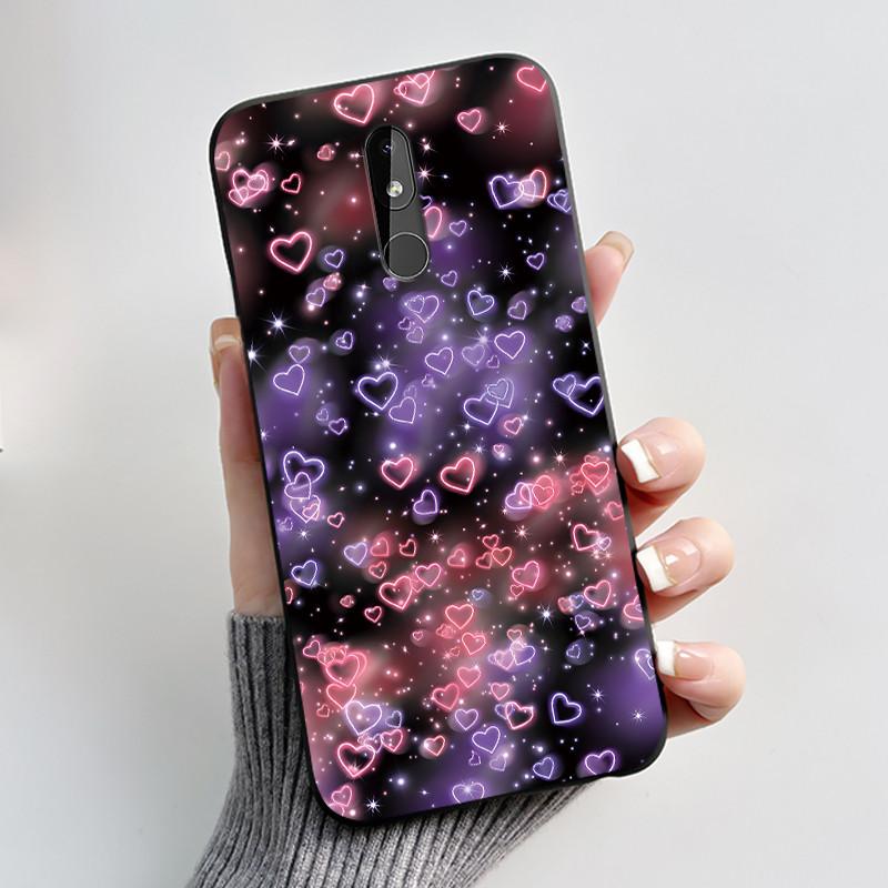 Matte Soft TPU Case For Nokia 3.2 4.2 3.1 Nokia3 Phone Case Luxury Cute Love Rabbit Funny Black Silicone Ultra Thin Back Cover