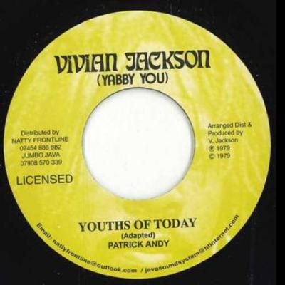 7inch Record PATRICK ANDY  Youths Of Today  Dub Mix None Vivian Jackson 1979 UK Reggae Ska  Dub