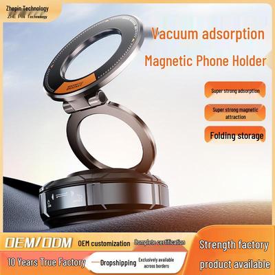 Car Vacuum Magnetic Dashboard Mount - Rotating, Multi-functional Phone Holder