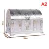 1Pc Retro Treasure Box With Lock Toys For Party Favors Props Decoration Pirate