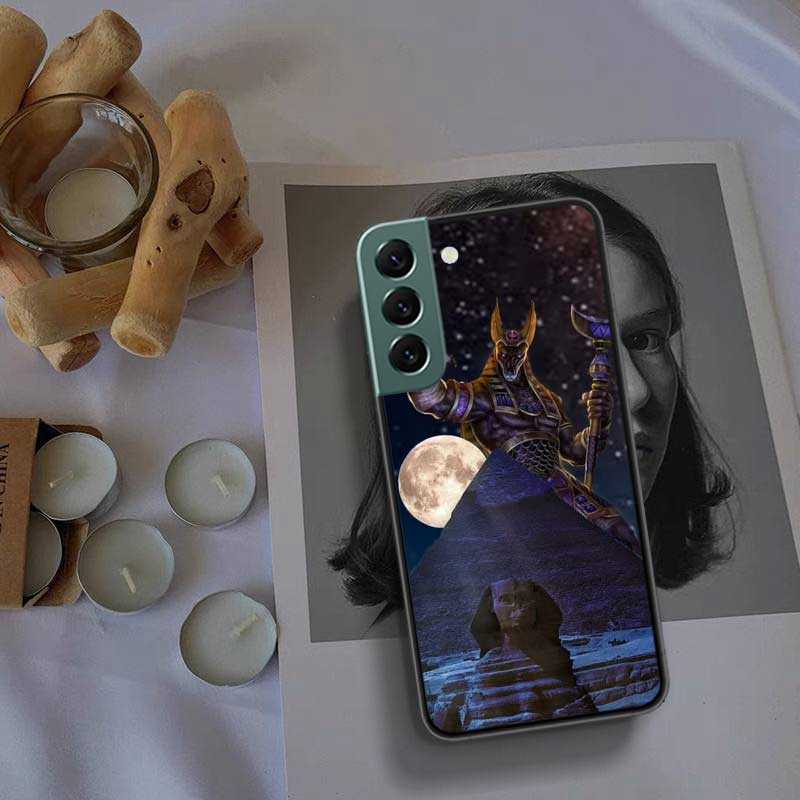 Egypt Pharaoh Phone Case For Samsung Galaxy A12 A22 A32 A42 A52 A72 A54 A34 A24 A14 A73 A53 A33 A23 A13 5G F52 F62 Cover Shell C