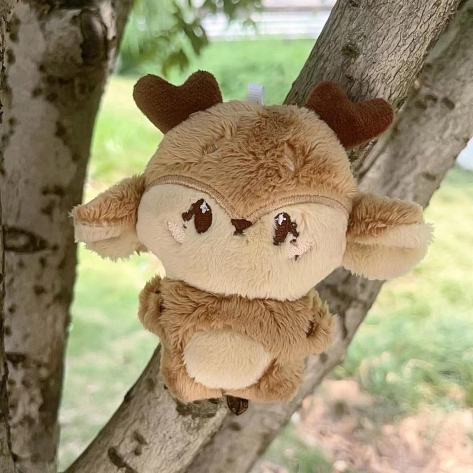 

Симпатичная плюшевая кукла, игрушка в подарок, тряпичная кукла в мультяшном стиле, 10 см/4 дюйма, мягкие игрушки, подвеска One Size