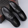 Fashion Genuine Leather Casual Shoes Classic Mens Oxford Shoes Outdoor Male Formal Dress Footwear Elegantes Outdoor Derby Shoes Sneakers