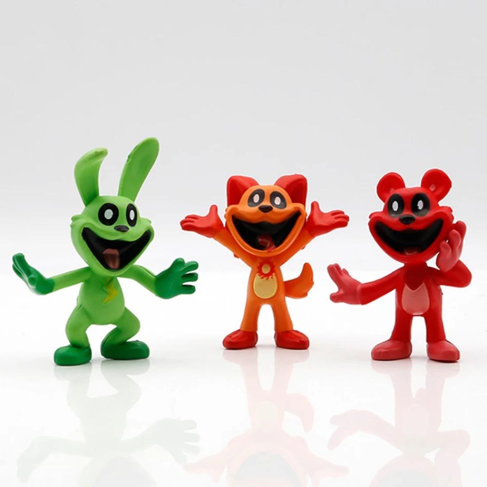 Set de 8 figurine Zâmbitoare Creaturi Anime Kawaii Păpușă Catnap Jucărie Model PVC Catnat Decorare Desktop Cadouri de Ziua de Naștere pentru copii