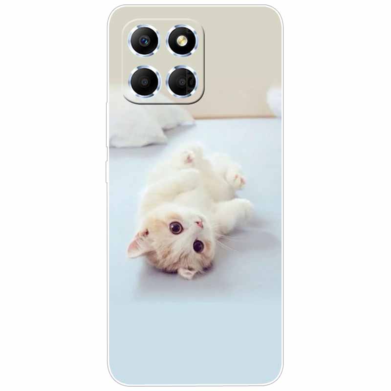 Soft Case For Honor X6 2022 Covers Para Silicon Print Marble TPU Clear Phone Coque for Huawei Honor X6 4G Transparent Bumper X 6