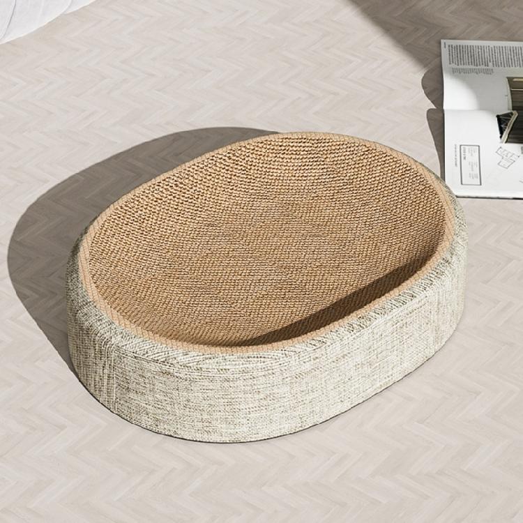 Tiragraffi a Forma Concava Supporto Ergonomico Tiragraffi Letto per Diverse Posizioni di Sonno Migliorando il Comfort dei Gatti
