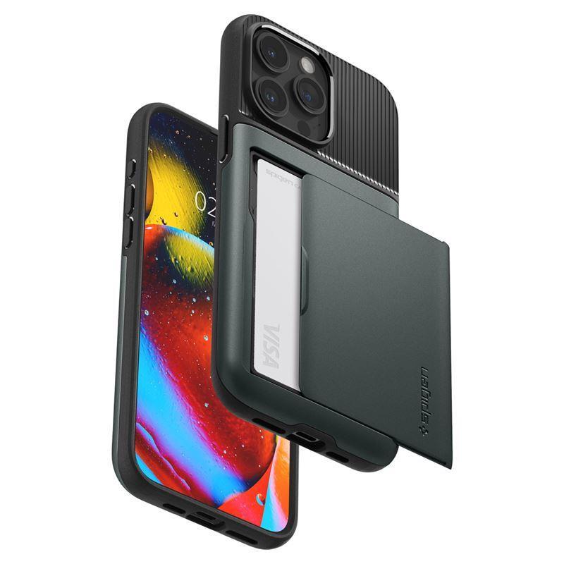 Spigen Slim Armor CS Case for iPhone 15 Pro - Dark Green