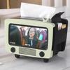 TV Peçetelik Işık Lüks Plastik Oturma Odası Sehpa Çok Fonksiyonlu Saklama Kutusu Ev Banyo Tuvalet Masaüstü Peçetelik