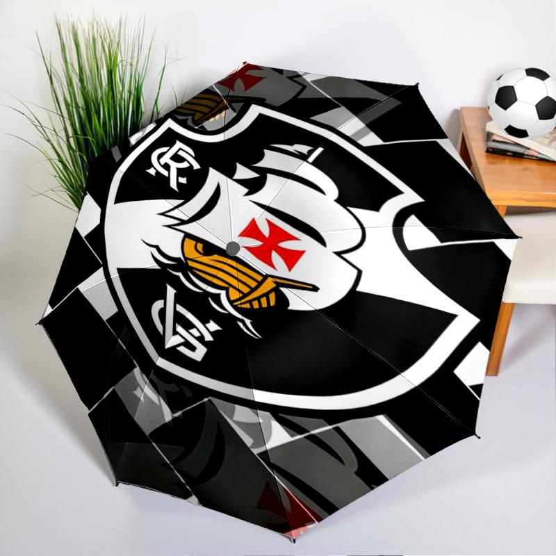 Vasco Football Club Printed Automatic Umbrella, 8-Frame for Travel, camping, Casual Umbrella, Essential Gift for for family and friends