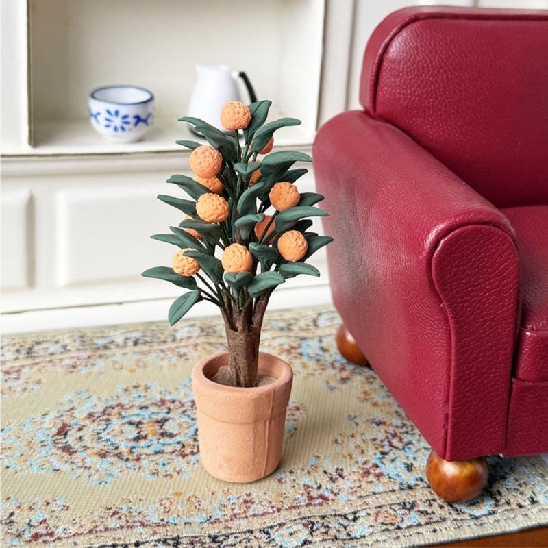 Garden Artifical Leaf Miniature Plant Model Accessories Role Play Leaf Green Plant Doll House Props
