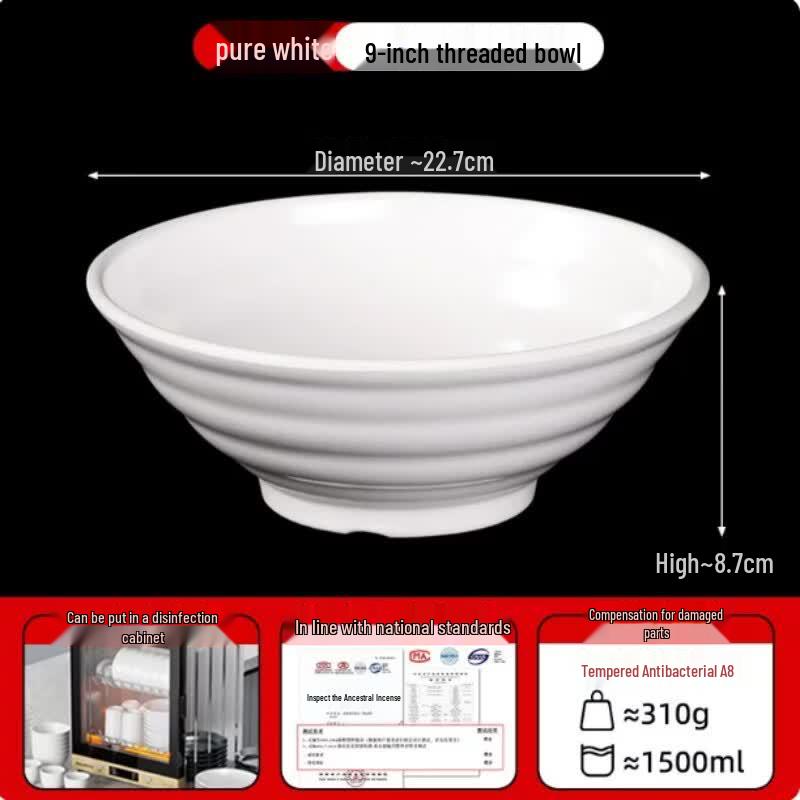 Restaurant Melamine Noodle Bowl