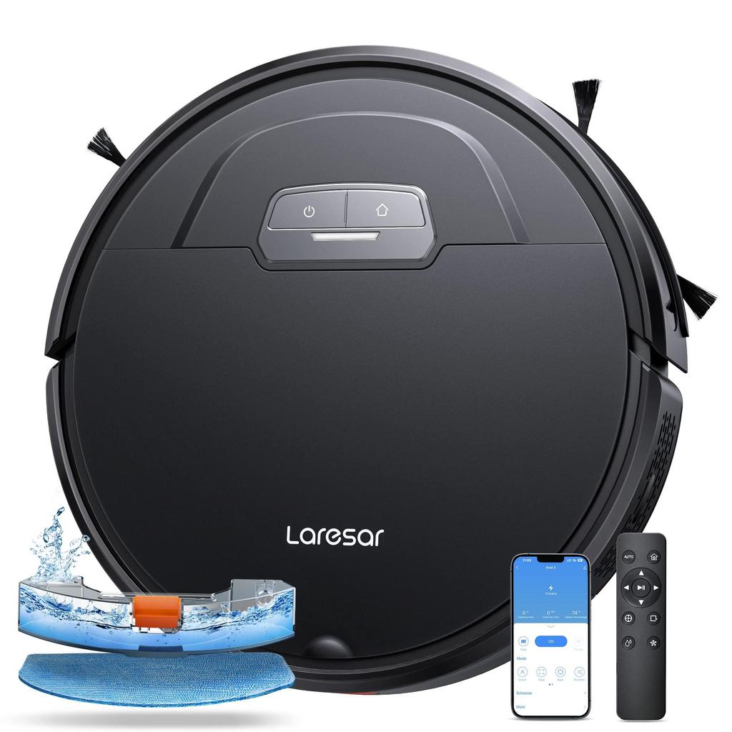 New Laresar Evol 3 Robot Vacuum 4500Pa Suction Sweeping Robots Multifunctional Intelligent Sweeping Robot with Auto Carpet Boost