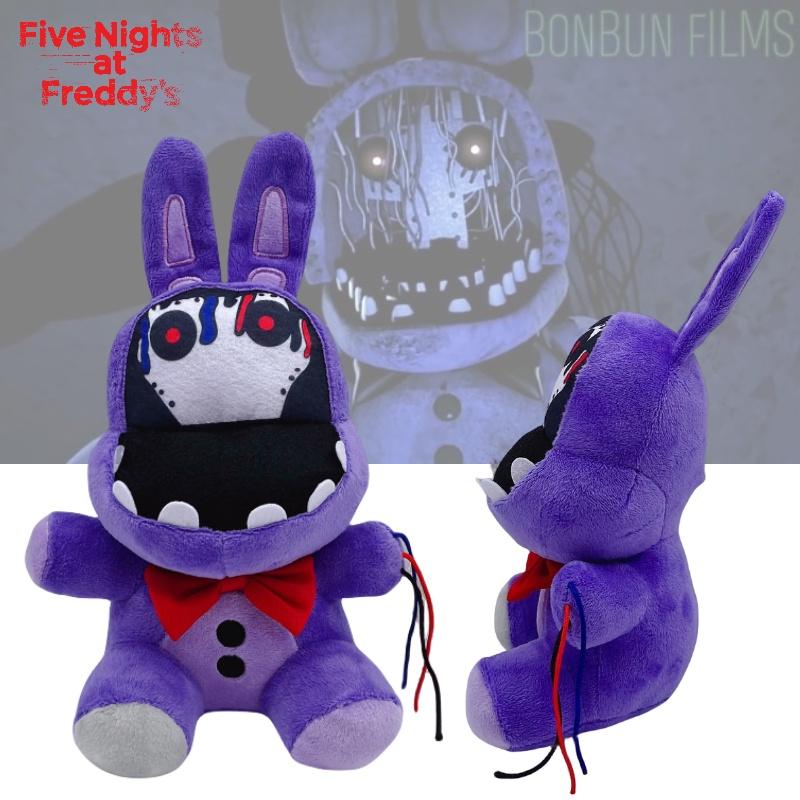 Cute Fnaf Series Midnight Bear Skeleton Purple Rabbit Plush Toy Animal Category