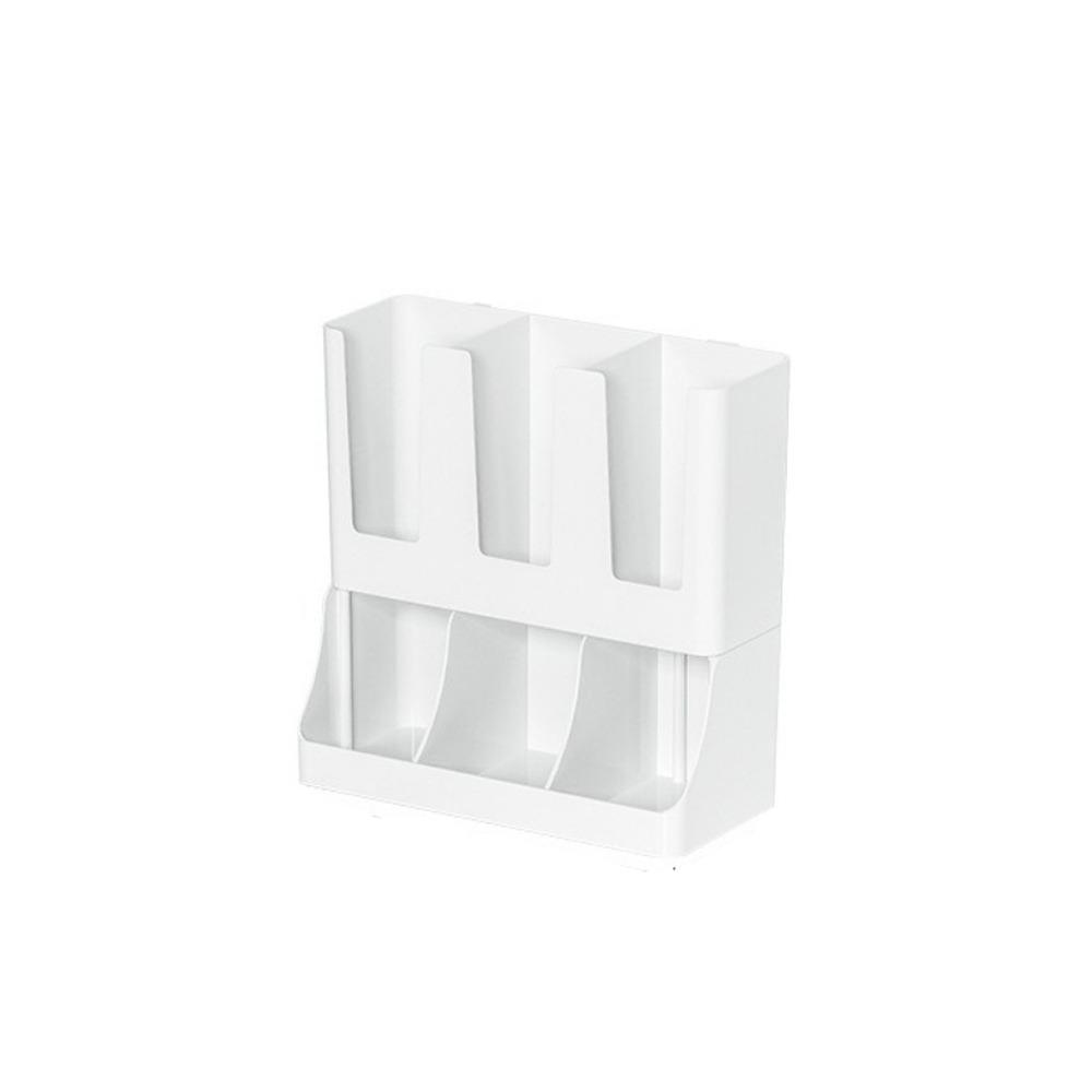 Plastic Disposable Paper Cup Holder Wall Mounted Space Saving Paper Cup Storage Rack Large Capacity Drink Cup Holder Kitchen
