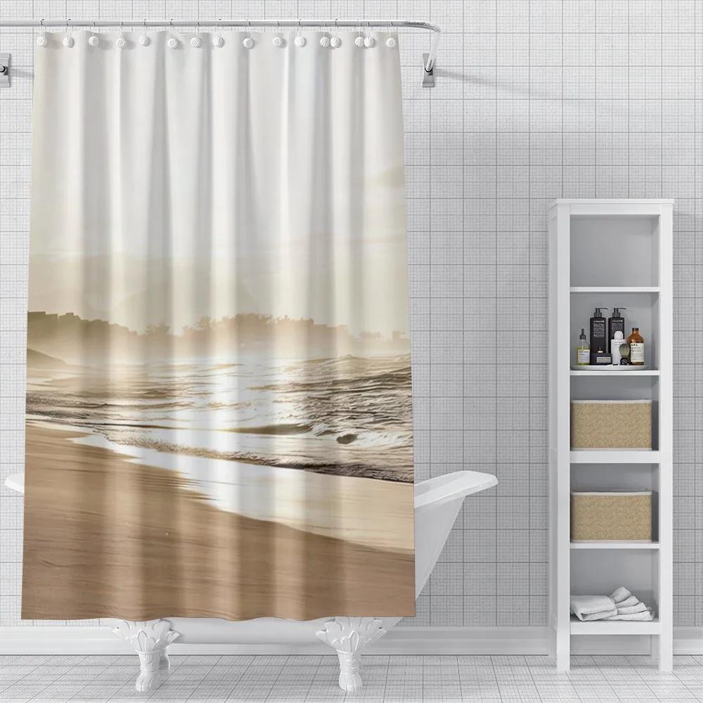 

Home Shower Curtains For Bathroom Waterproof Fabric Bathroom Curtains Modern Shower Curtain W60H190(CM)-1 Pcs