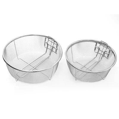 Sturdy and Practical Deep Fry Basket with Detachable Handle for Frying
