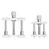 2Pcs Watch Movement Clamp Aluminum Alloy Case Vice Holder Adjustable Repairing Tools