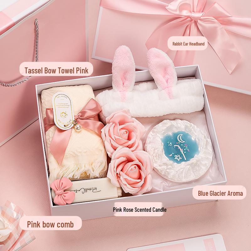 Heartfelt Gift Set for Mom, Best Friend, or Corporate Event - Customizable Souvenir Box Gift Box with Bag