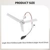 Canopy Fan Mute Energy Saving Portable Ceiling for Tent Bedroom RV