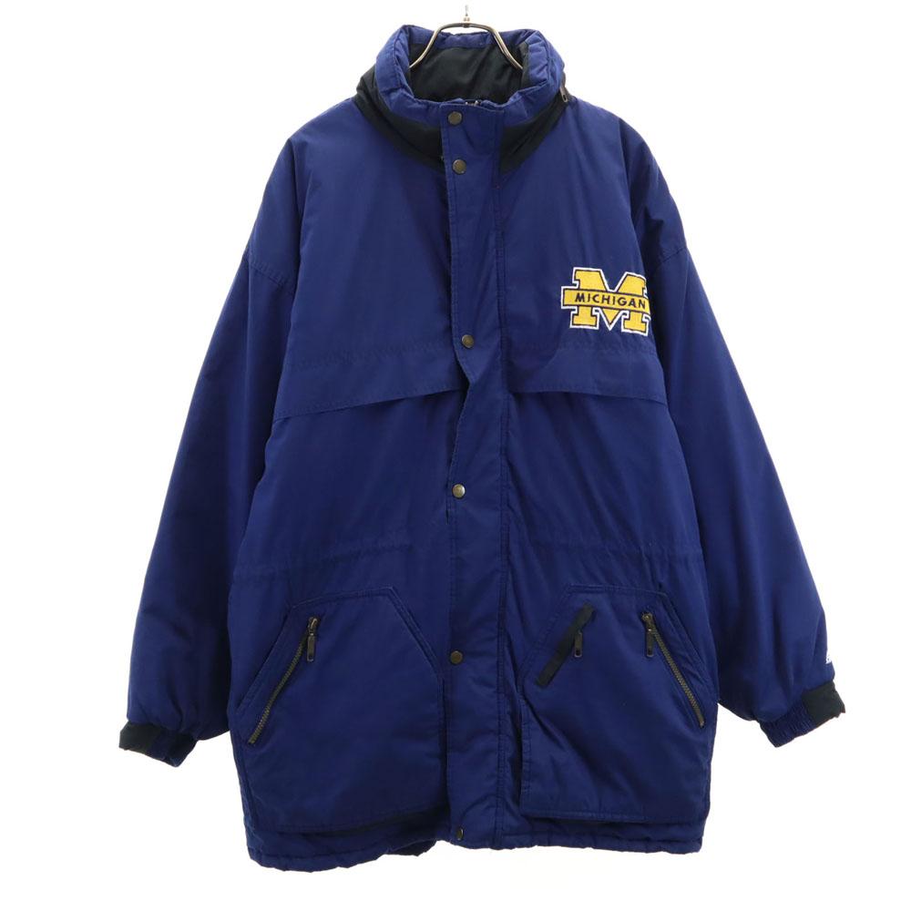 

СТАРТЕР 90-е 00-е Старое Пальто для разминки с длинным рукавом L Темно-синий система Мужское Б/У