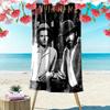 Name Custom Terence Hill and Bud Spencer Print Beach Towel, Large Soft Quick Dry Towel for Beach Camping Swimming