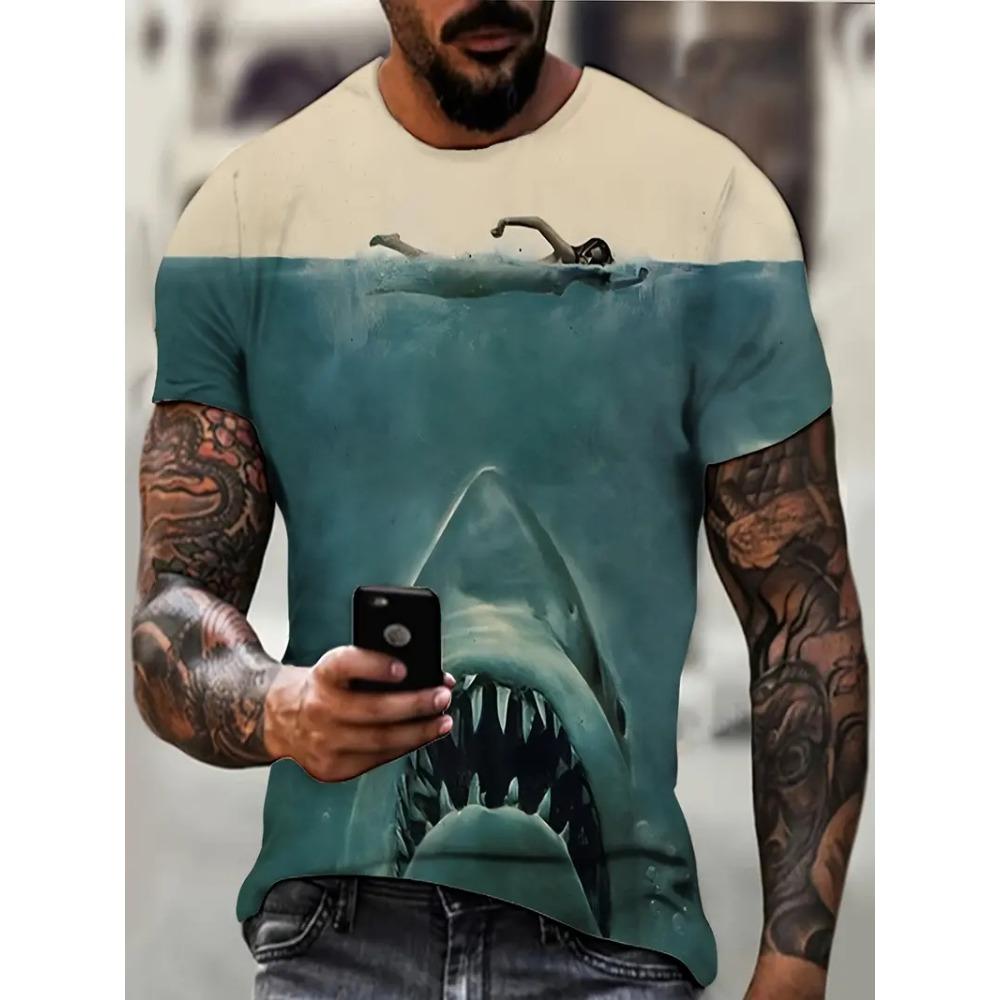 3D Bat Pattern Mysterious Totem Men's T-Shirt Summer Retro Cool Gothic Harajuku Short Sleeve Top Fashion Creative Casual Clothes