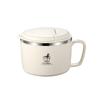 Stainless Steel Soup Bowl With Lid Students Large Capacity 304 Food-Grade Round Dinner Modern Minimalist Design