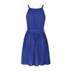 Womens Summer Neck Ties Pleated Cocktail Party Color Beach Dress