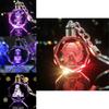 Captivating Genshin Impact Crystal Led Keychain Perfect Gift For Game Lovers