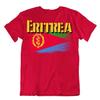 Eritrea vlag T-shirt T-shirt Tee top stadskaart krans olijftak speciaal cadeau