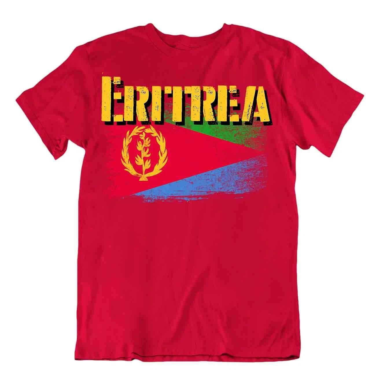 Eritrea flag Tshirt T-shirt Tee top city map wreath olive branch special gift S