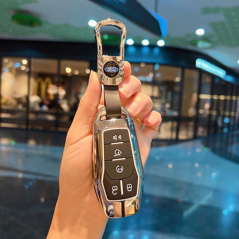 High-End Cobra Metal Key Case for 15-17 Ford Mustang