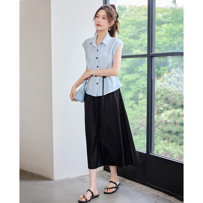 TERRE BLEUE Women's Summer Skirt Set