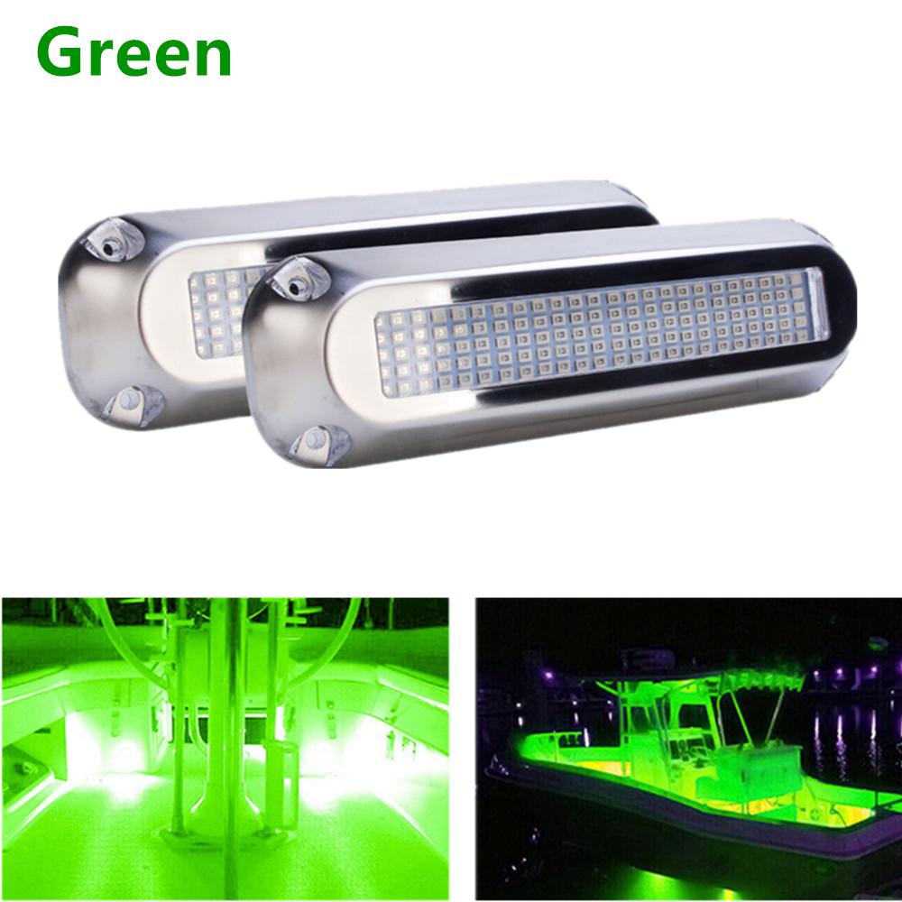 

120 светодиодная лампа для лодки и яхты из нержавеющей стали IP68, кормовая транцевая лампа, сигнальный огонь для парусного спорта, морской подводный свет, красный, зеленый, синий, белый