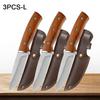 Professional Kitchen Knives Fruit Knife Stainless Steel Pocket Boning Knife Butcher Vegetable Slicing Meat Cleaver with Sheath